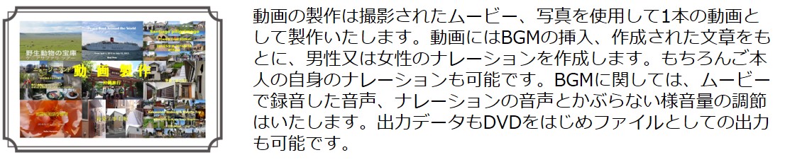動画の製作